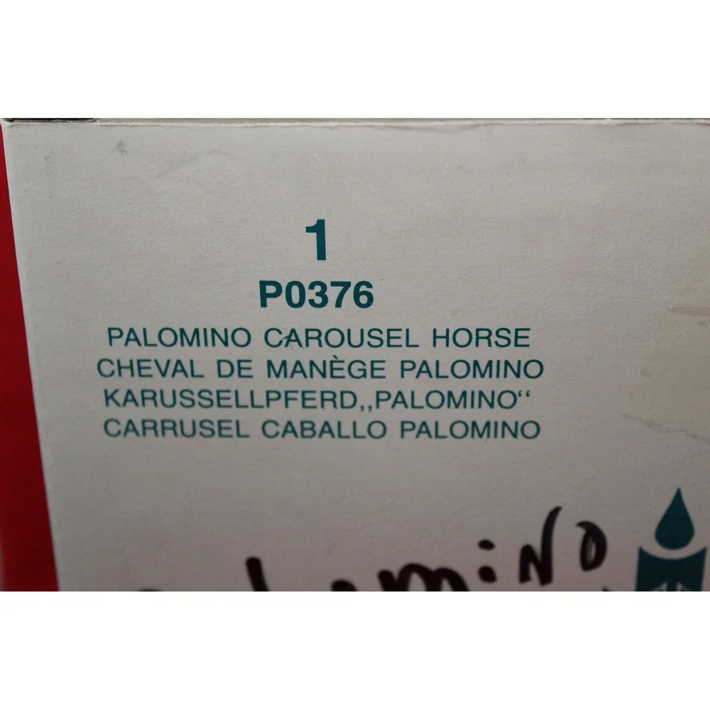 PartyLite Carousel Horse Cream Palomino P0376 Tea Light Candle Holder